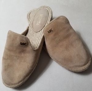 Michael Kors espadrilles size 8.5 tan suede